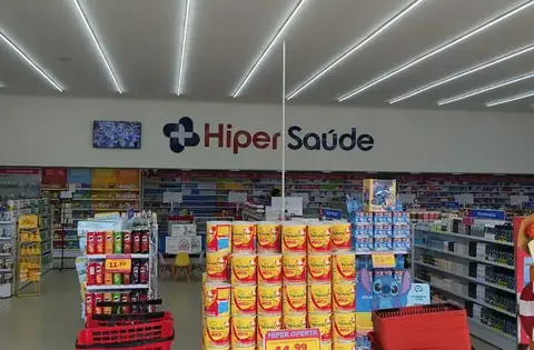 Interior real da Hiper Saúde